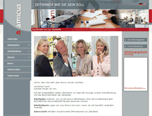 Tablet Screenshot of amicus-online.de